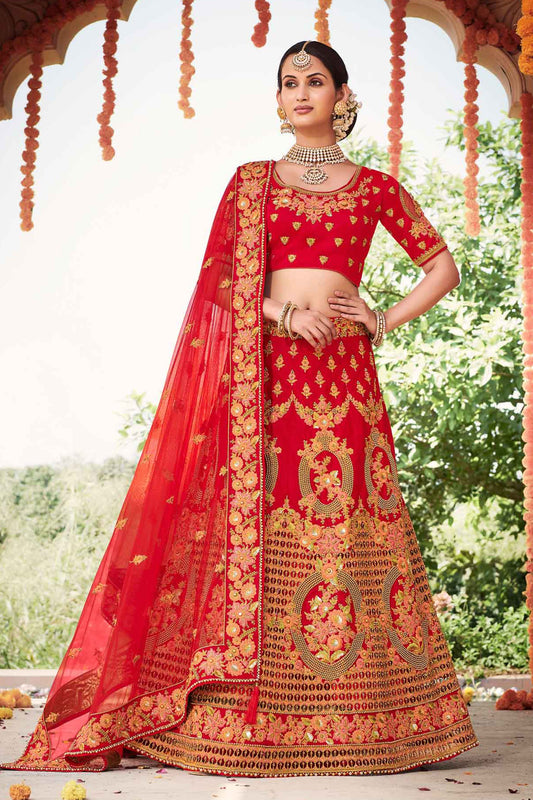 "Gorgeous lehengas for Indian events in the U.S." 