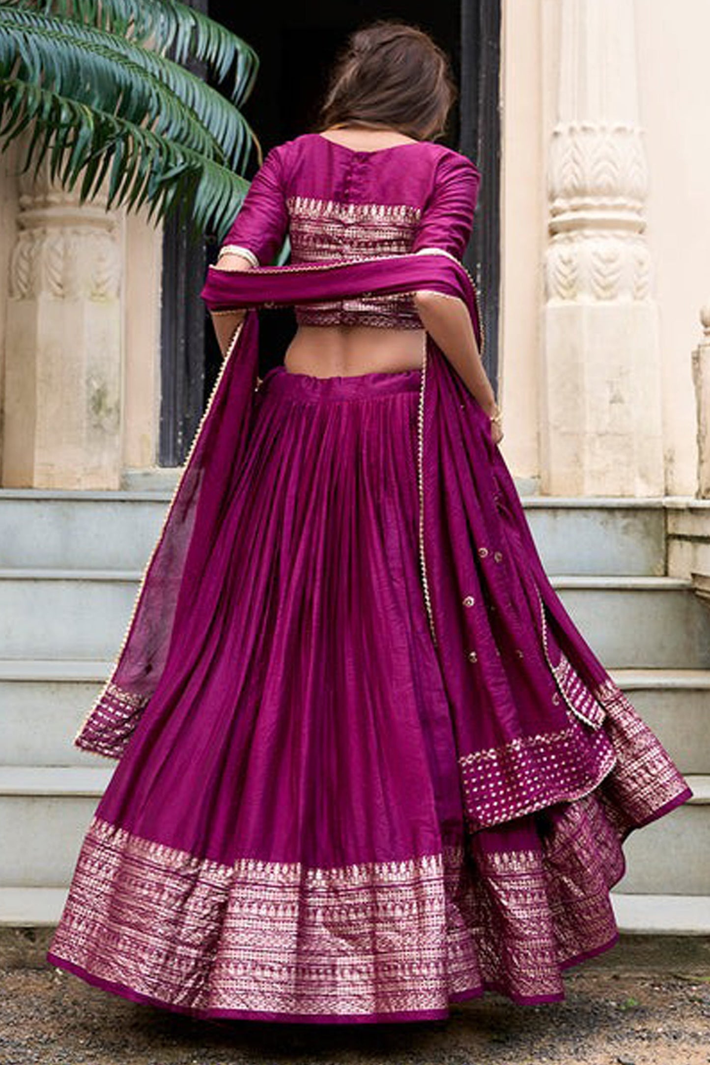 "Lehengas that blend tradition and trend for the USA." 
