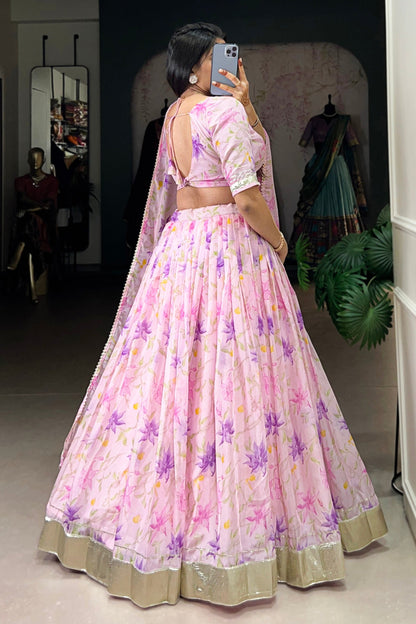 light pink lehenga,plus size available,Comfort Fit,Premium Fabric,Express Delivery.