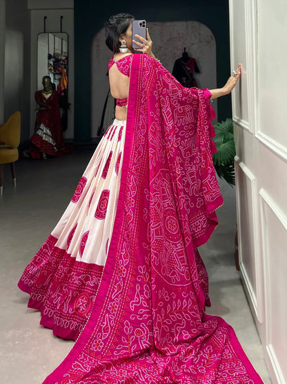 Luxury designer Bollywood lehenga with dupatta for wedding-festival.