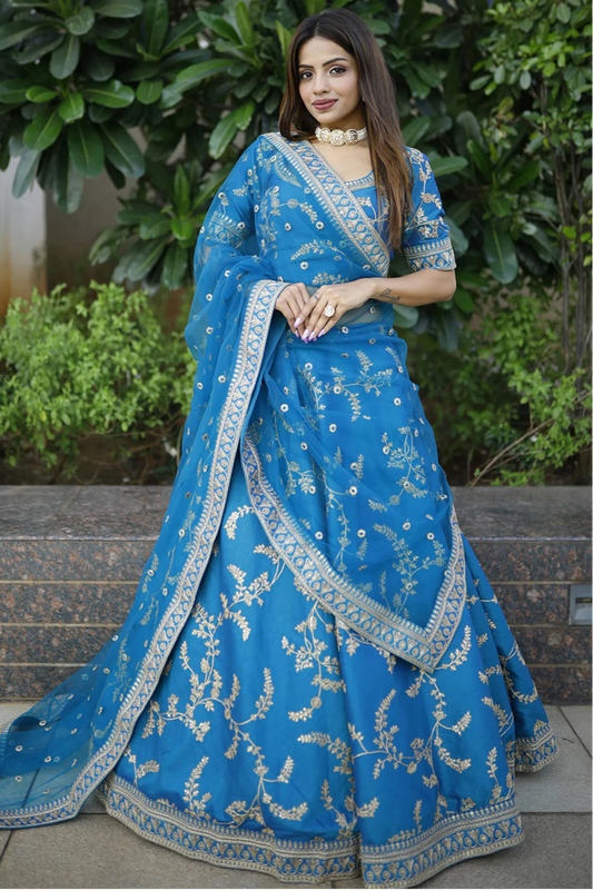 "Lehengas to light up any cultural event in the USA." 