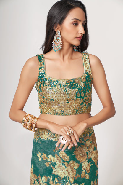 latest designer saree