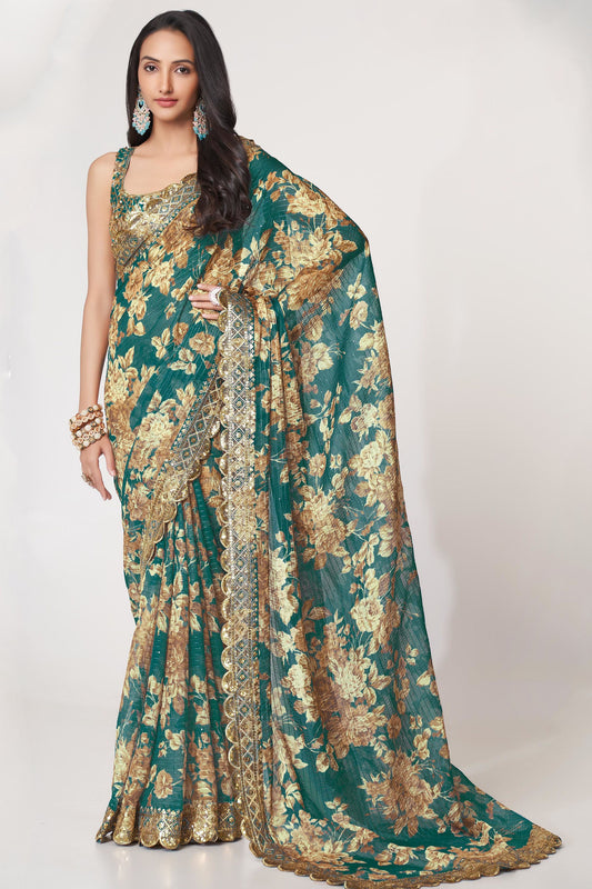 latest designer saree
