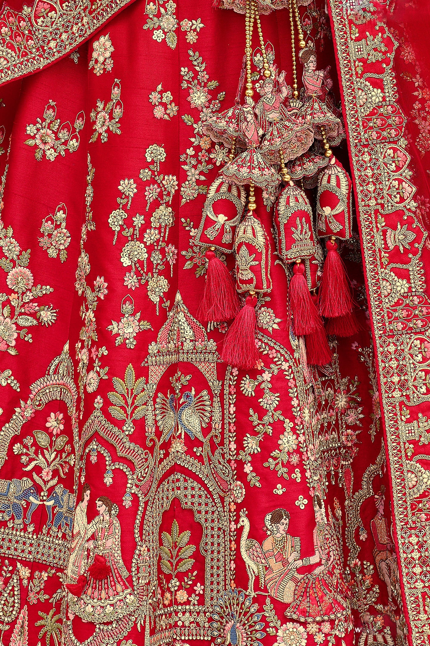 Luxury Bridal Lehenga Heavy Work Choli