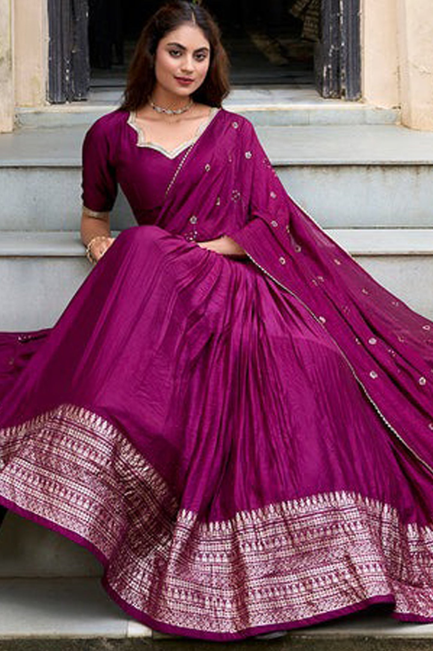 "Lehengas that blend tradition and trend for the USA." 