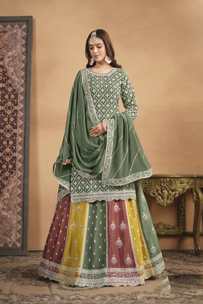 "Lehengas made for Indian functions across the USA."