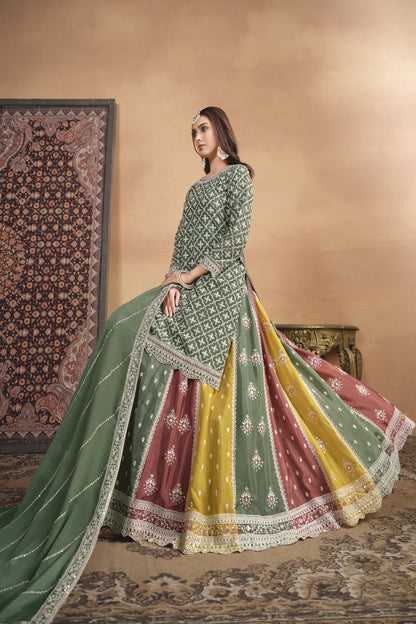 "Lehengas made for Indian functions across the USA."