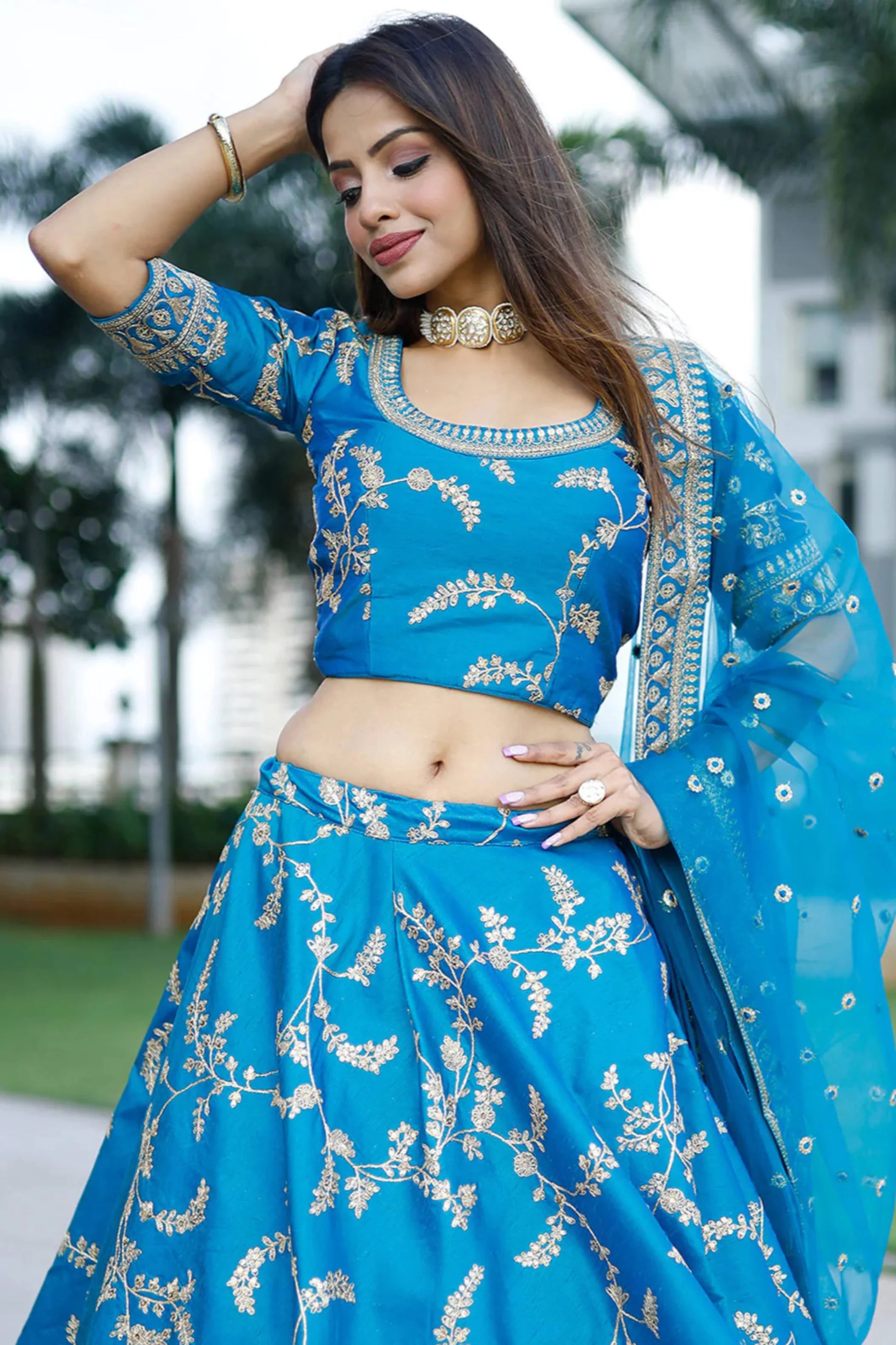 "Lehengas to light up any cultural event in the USA." 