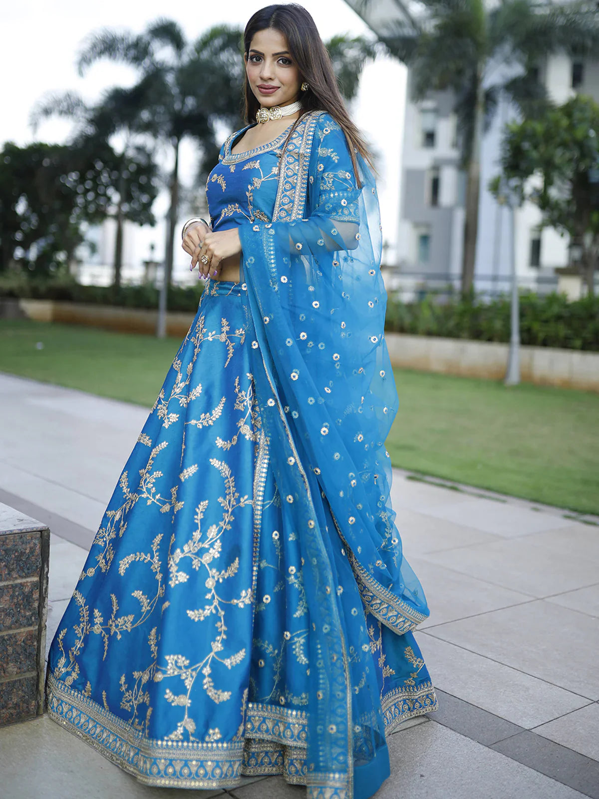 "Lehengas to light up any cultural event in the USA." 