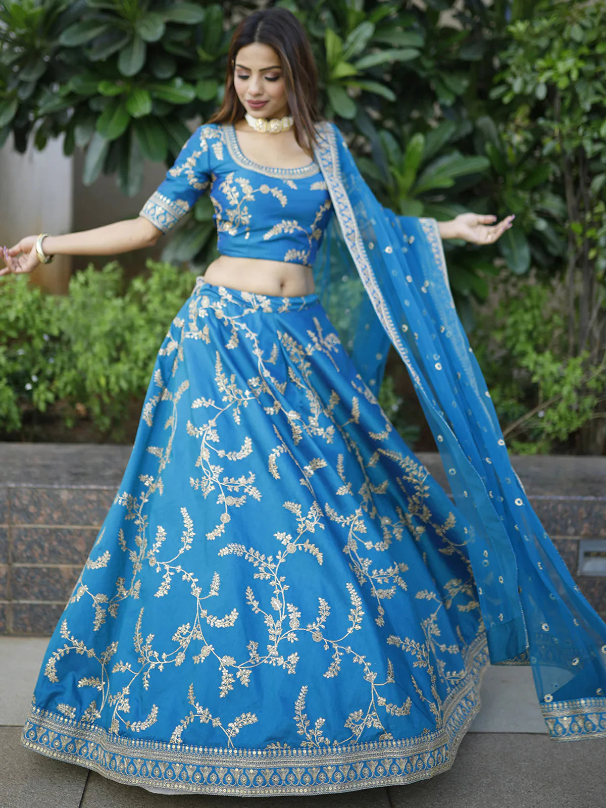 "Lehengas to light up any cultural event in the USA." 