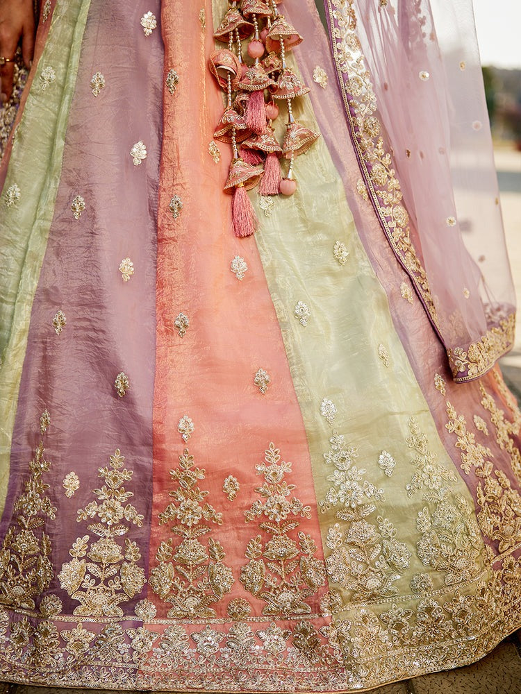 "Cultural charm meets style—lehenga looks in the USA." 