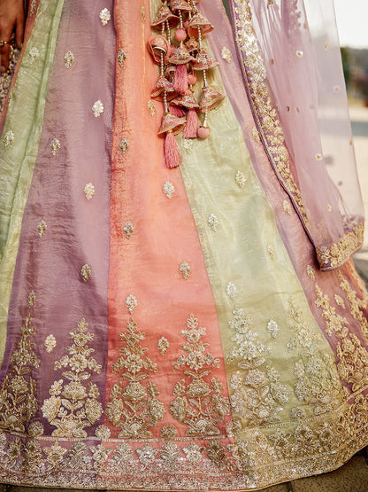 "Cultural charm meets style—lehenga looks in the USA." 