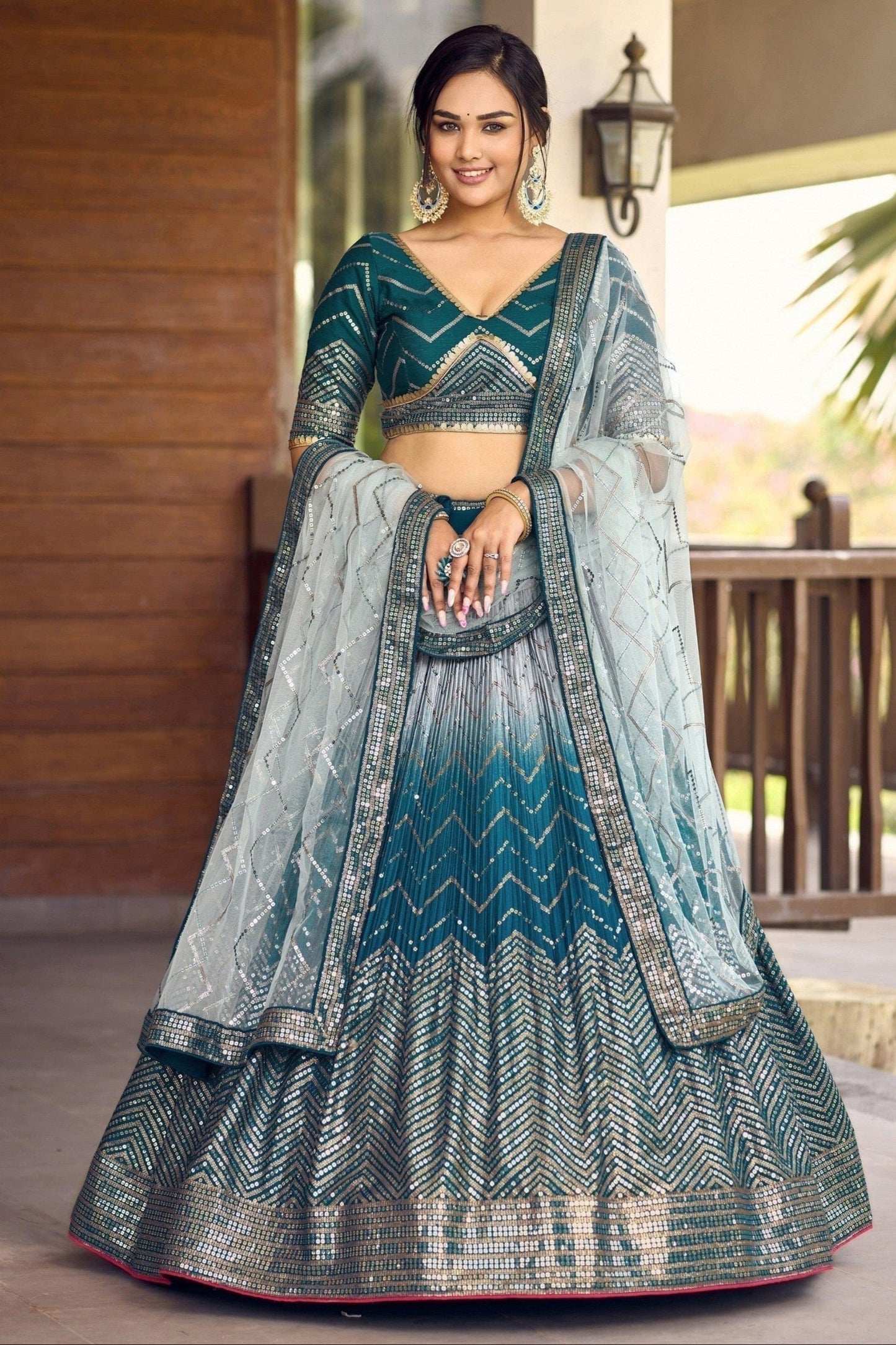"Lehengas for Indian weddings in the USA."