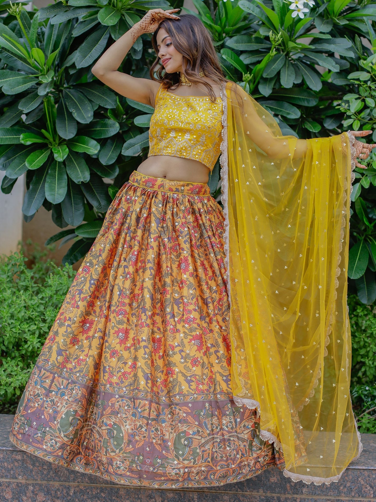 "Cultural event lehengas for Indian families in America." 