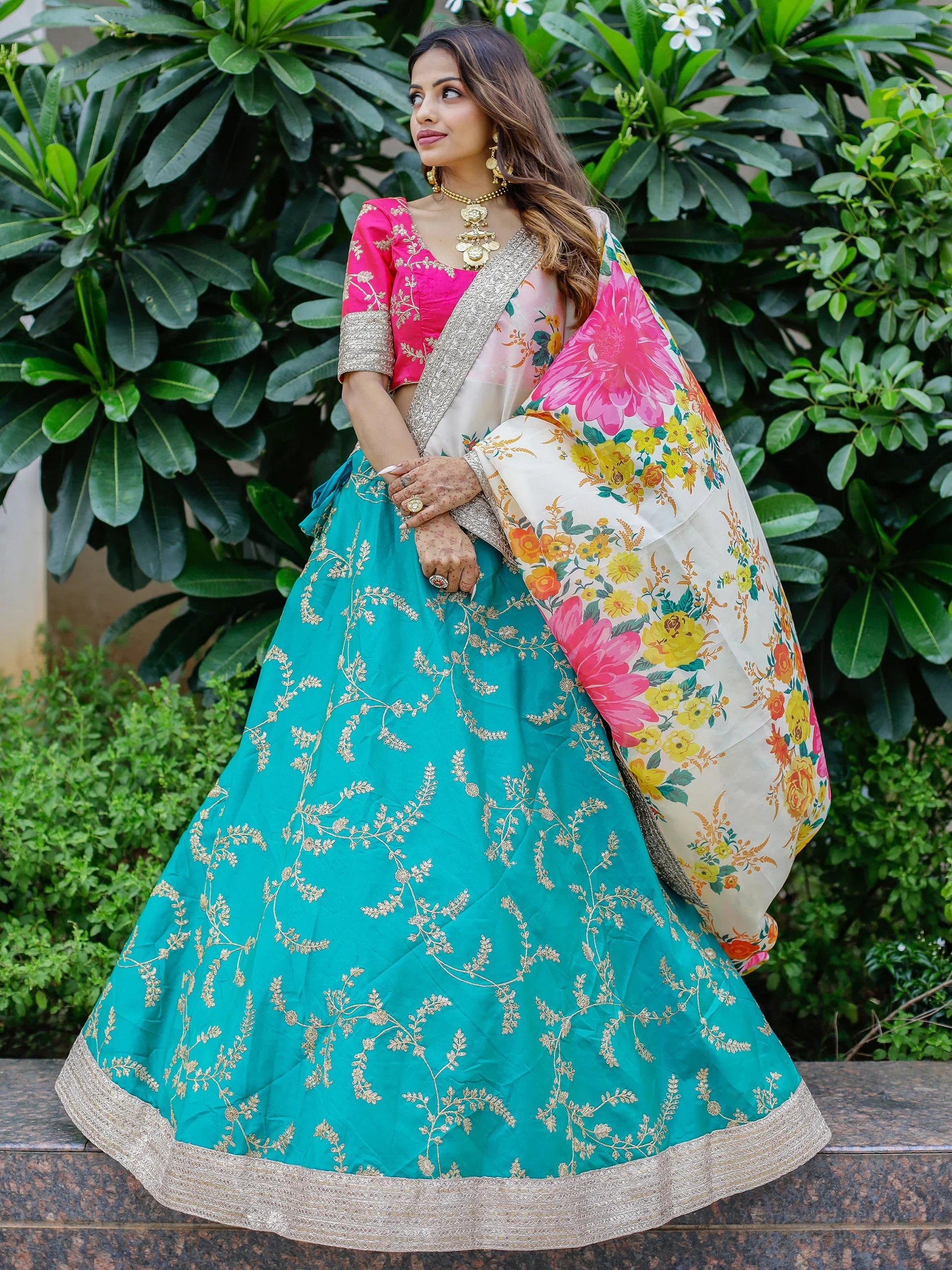 "Find your perfect lehenga for Indian nights in the U.S." 