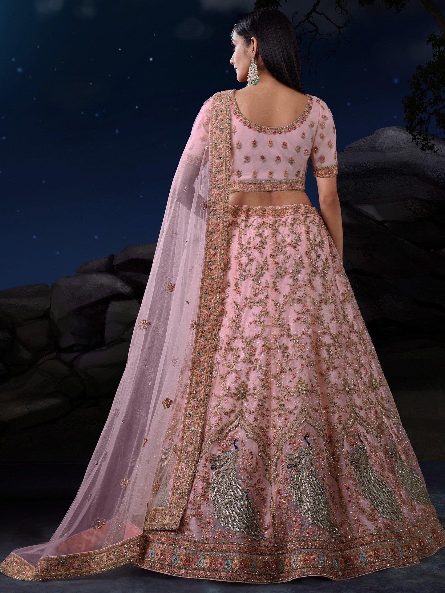 "Lehengas that blend tradition and trend for the USA." 