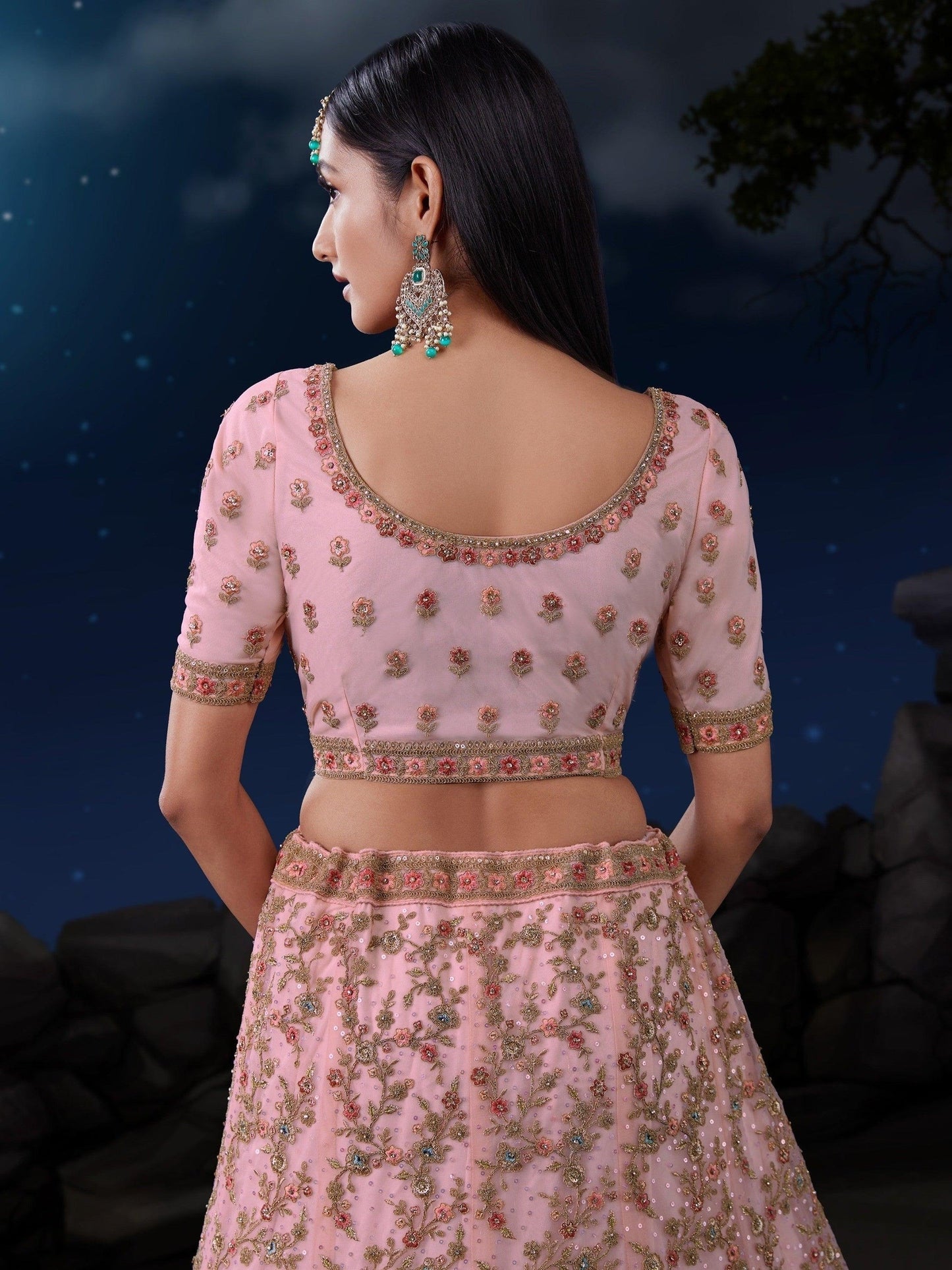"Lehengas that blend tradition and trend for the USA." 