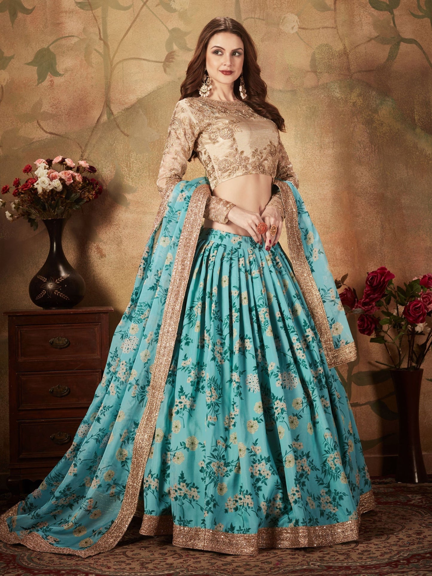 Crafted for queens—bridal lehengas that radiate opulence and charm.