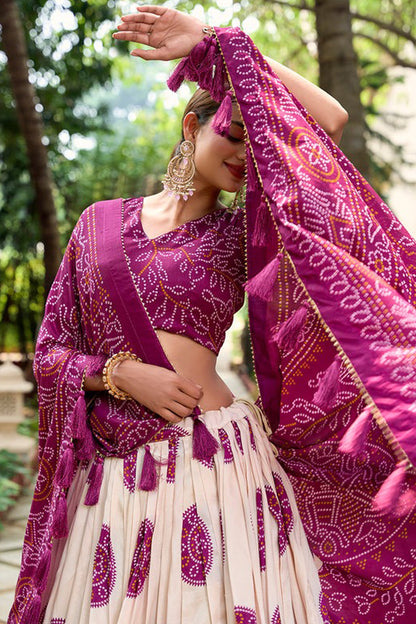 "Traditional lehengas for modern Indian Americans." 