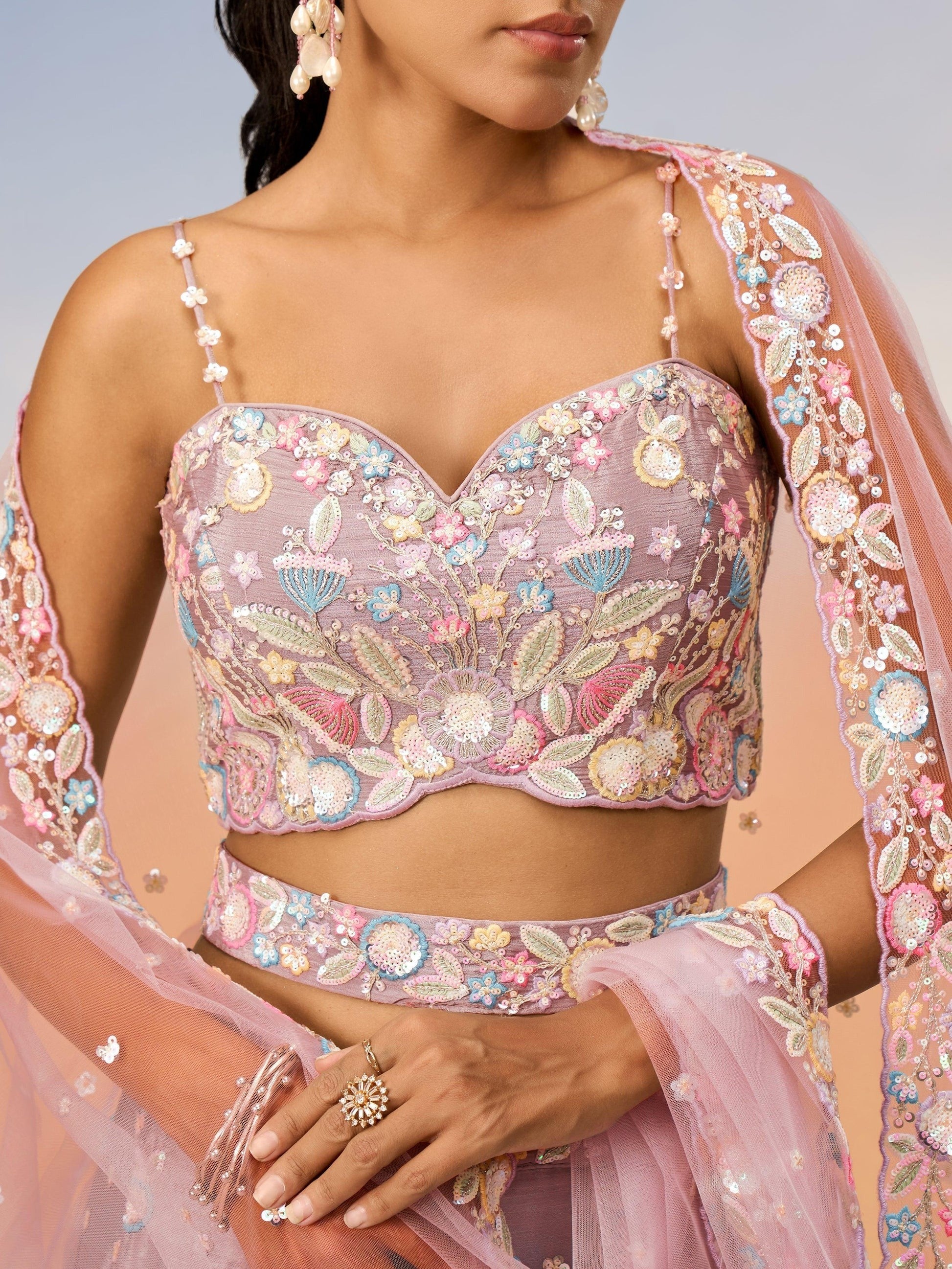 "Feel festive in lehengas made for Indian Americans."