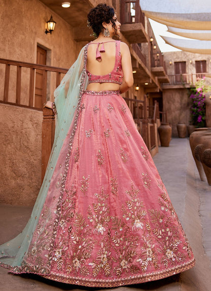 "Shop lehengas online for U.S.-based cultural events."