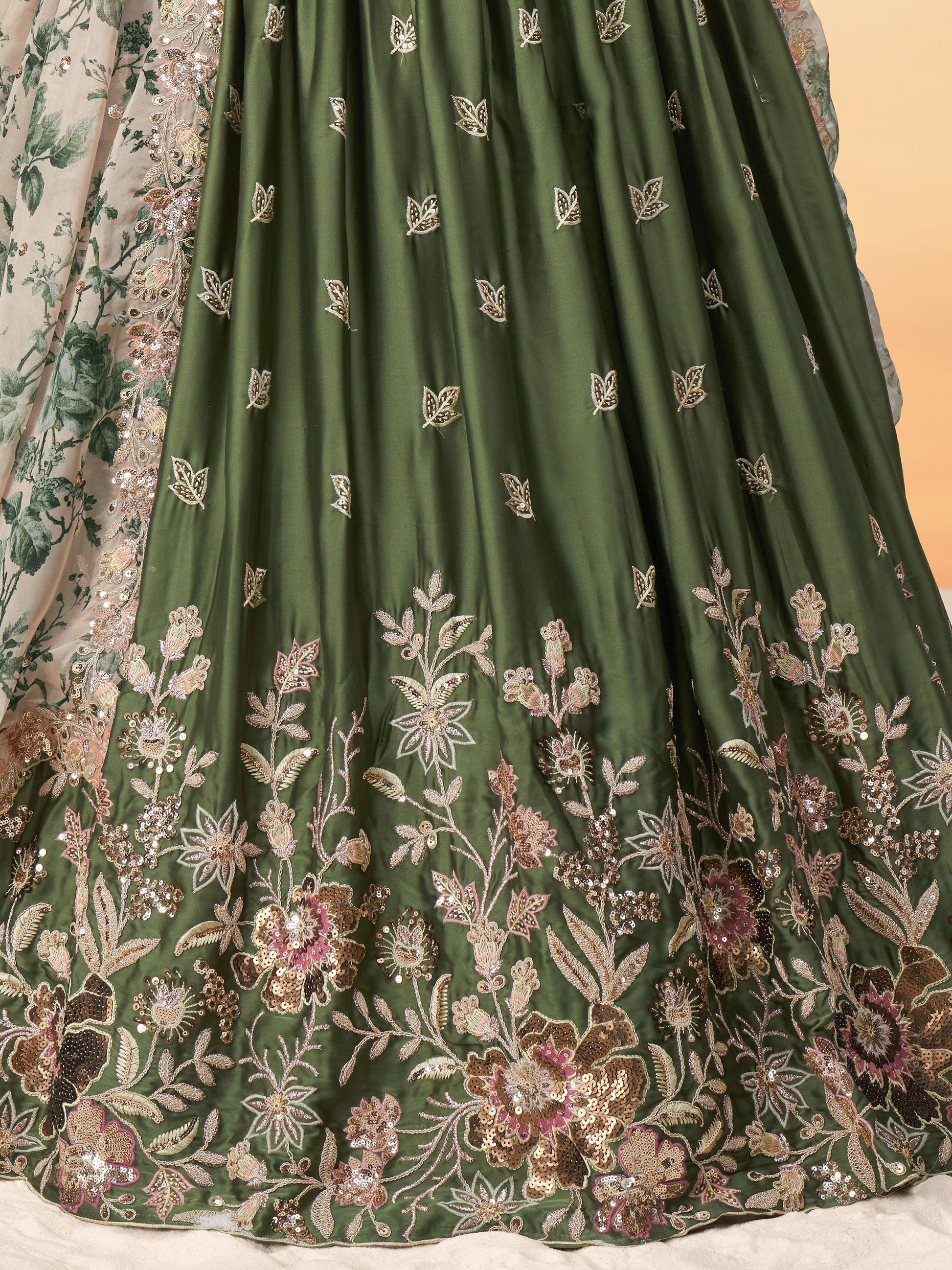 "Celebrate Indian roots in the U.S. with our lehengas."