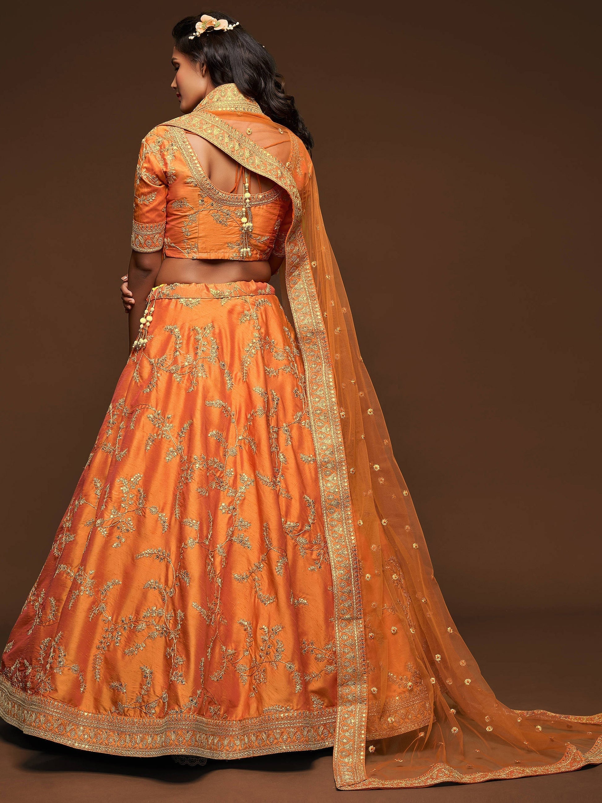 "Cultural charm meets style—lehenga looks in the USA."