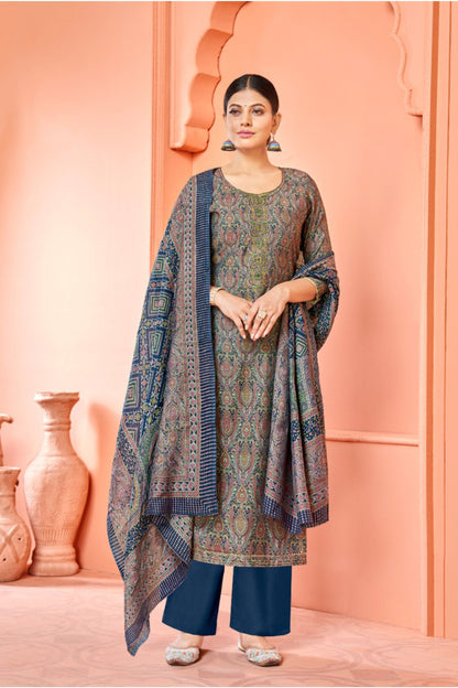 Blue colour cotton wear offers calm elegance – a versatile pick for every occasion. 