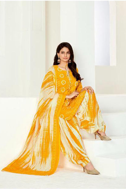 Yellow colour cotton wear brings sunshine and joy – ideal for Haldi, Eid, or summer events. 