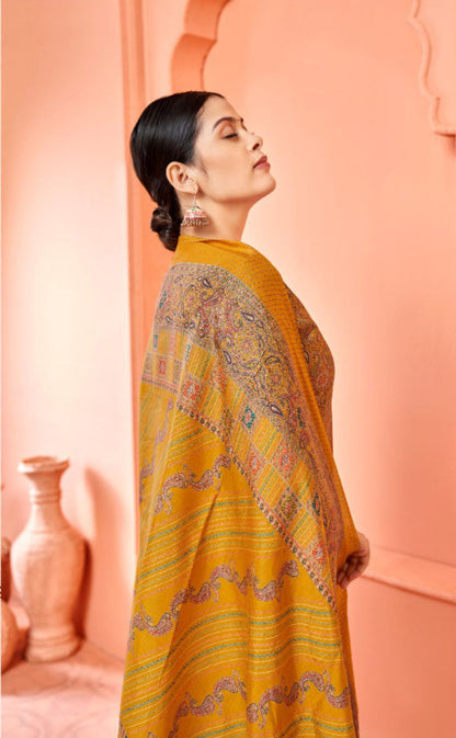 Yellow colour cotton wear brings sunshine and joy – ideal for Haldi, Eid, or summer events. 