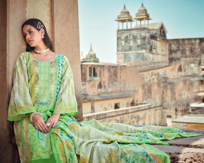 Light green salwar kameez brings a soft, refreshing charm, perfect for daytime events and effortless everyday elegance.
