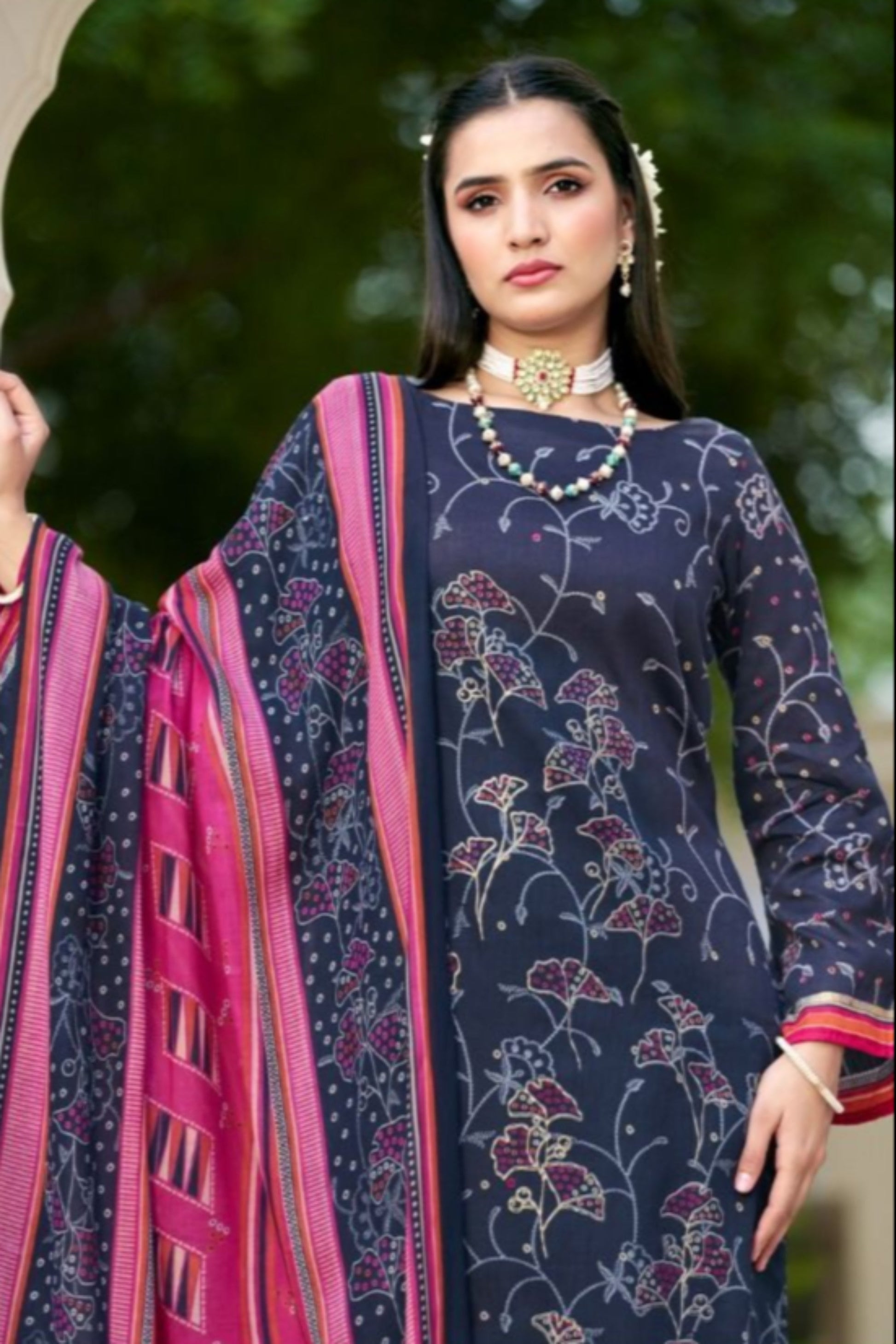 cotton women dresses styled as salwar kameez for eid
