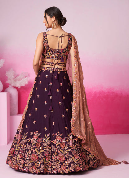 "Shop lehengas for festivals and weddings in America."
