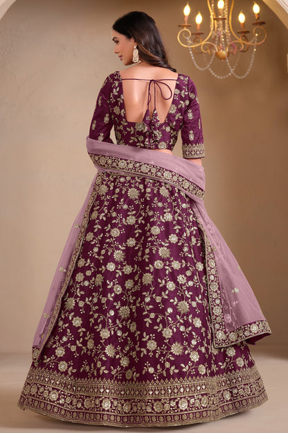 "Celebrate Diwali in style with our USA lehengas." 