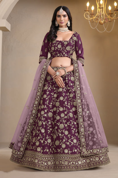 "Celebrate Diwali in style with our USA lehengas." 