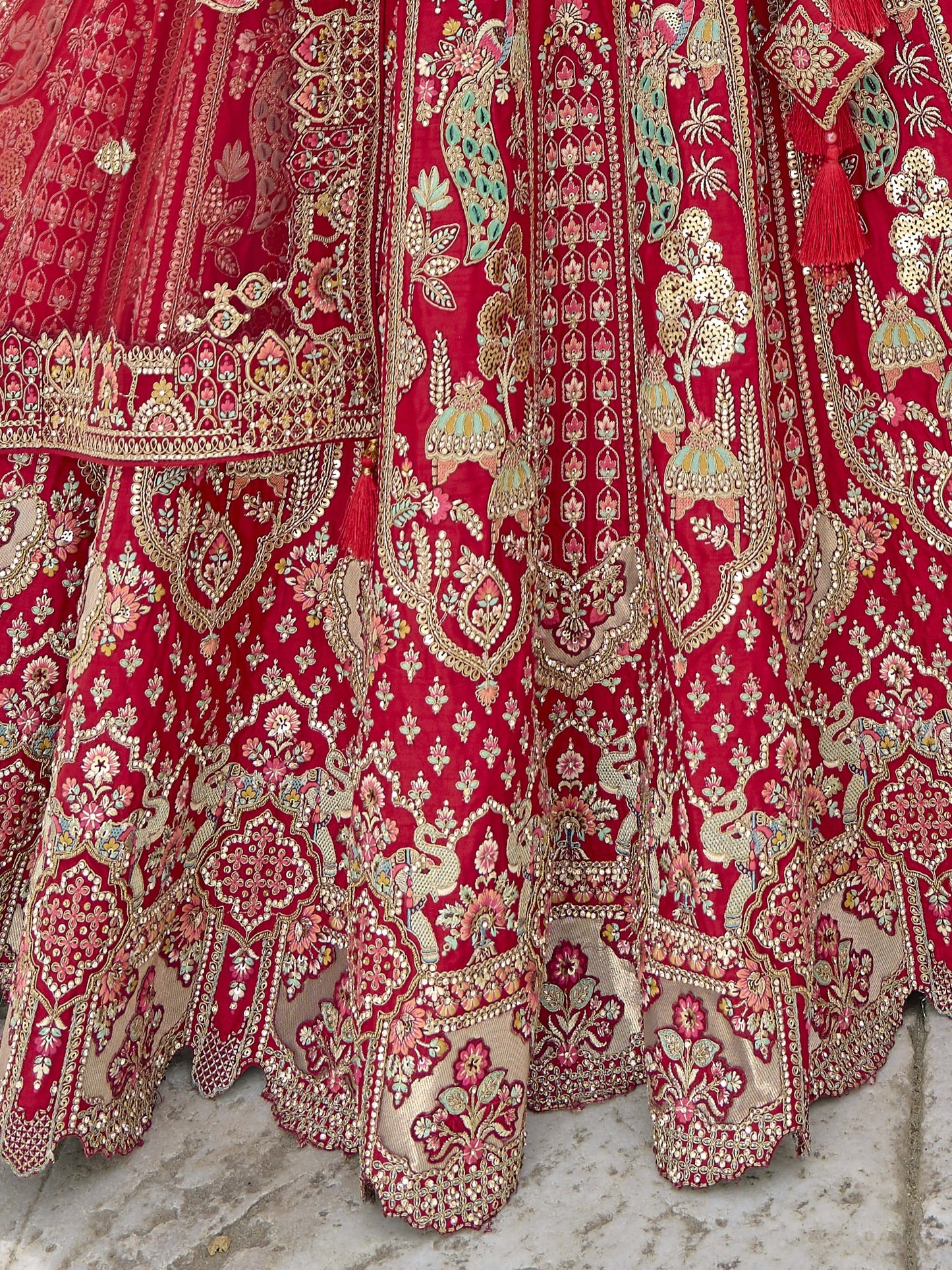 "Dress up for desi events in the U.S. with stylish lehengas." 