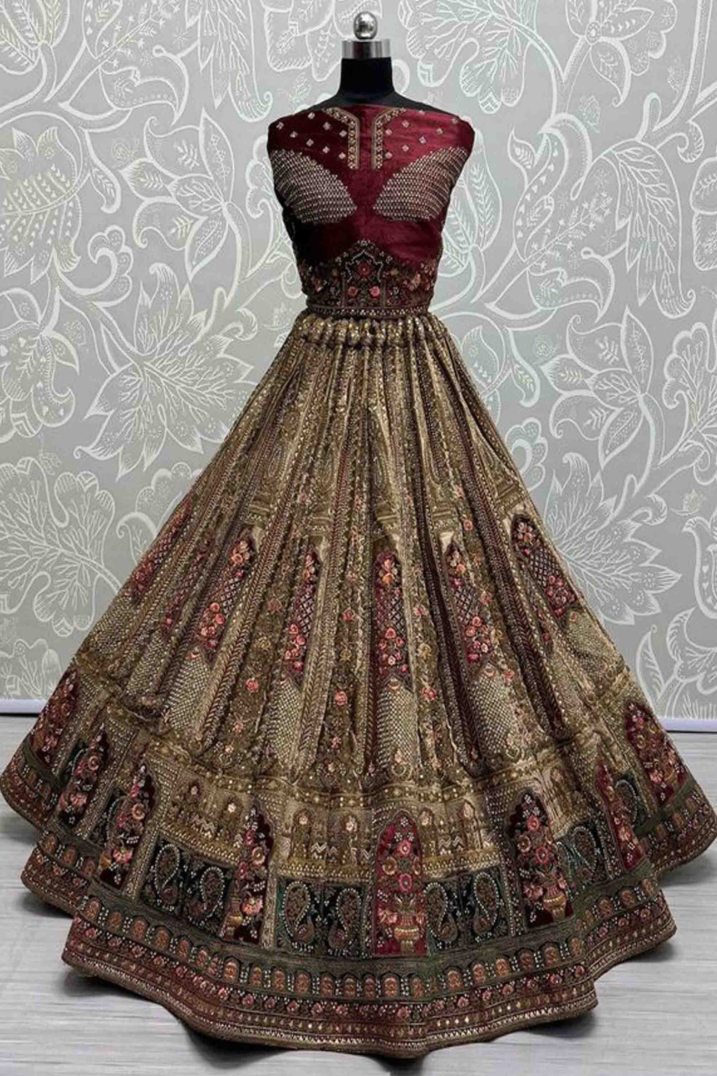 "Desi lehengas for American celebrations."