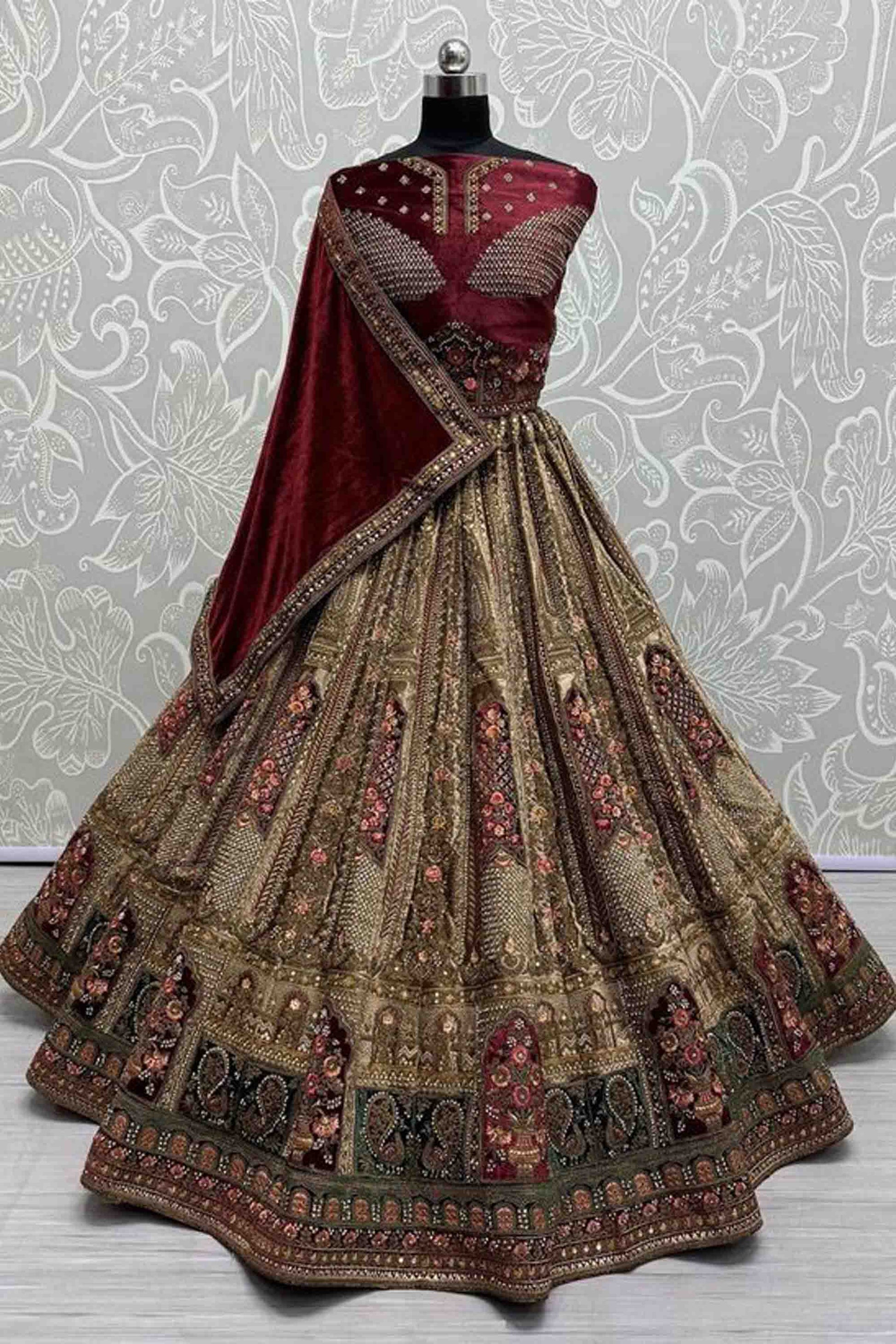"Desi lehengas for American celebrations."
