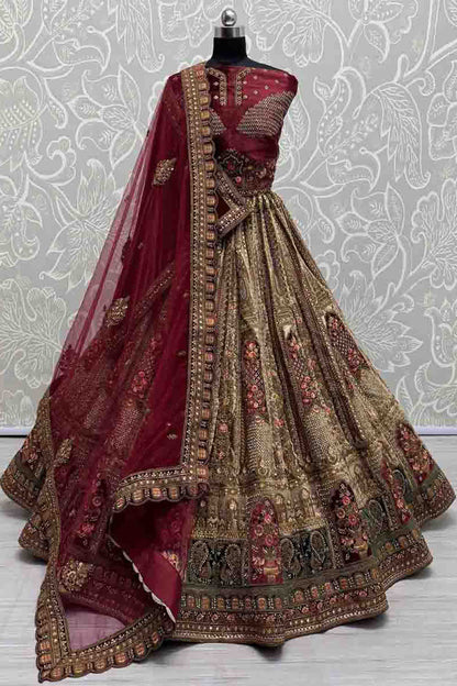 "Desi lehengas for American celebrations."