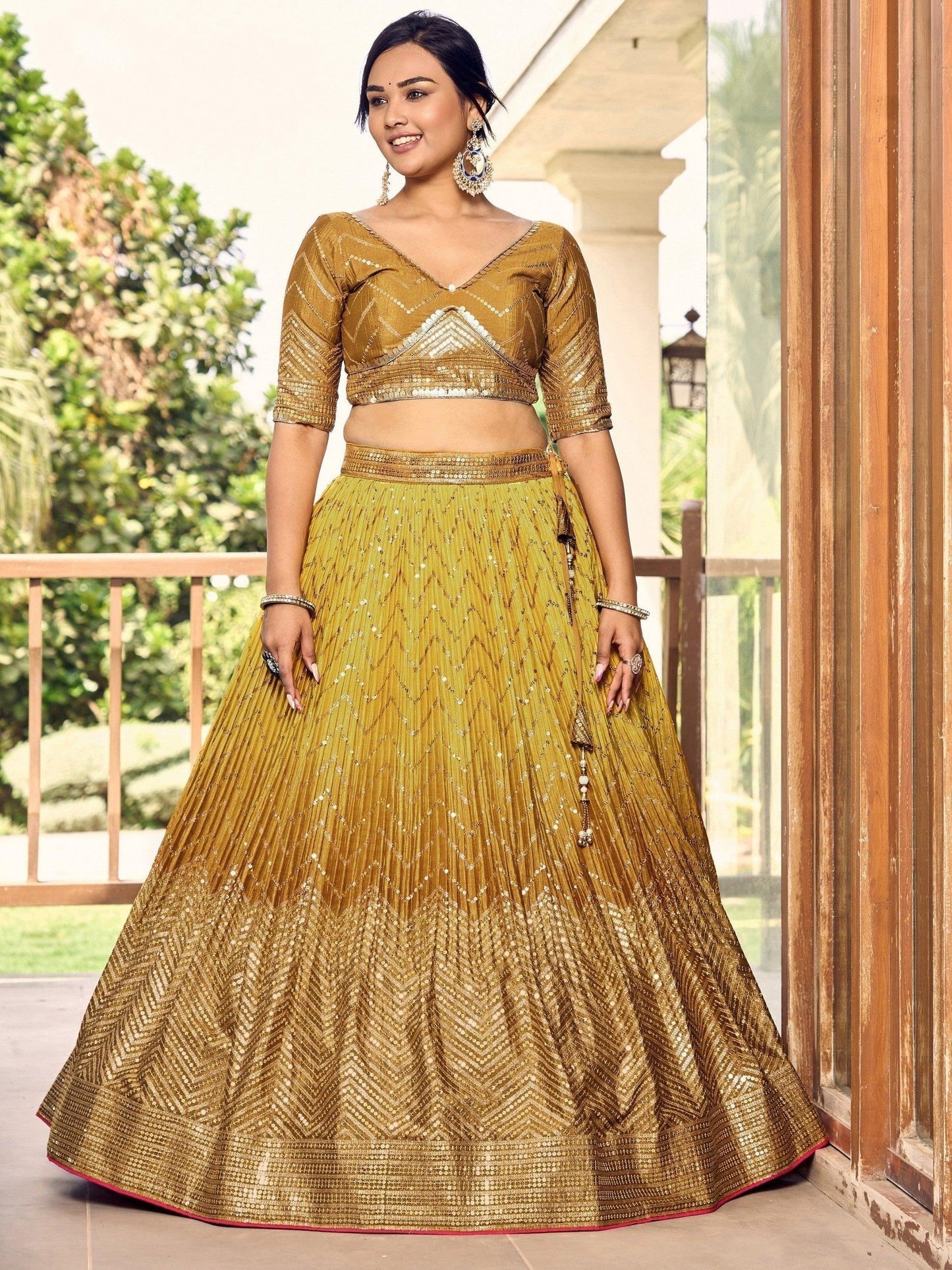 "Cultural event lehengas for Indian families in America."