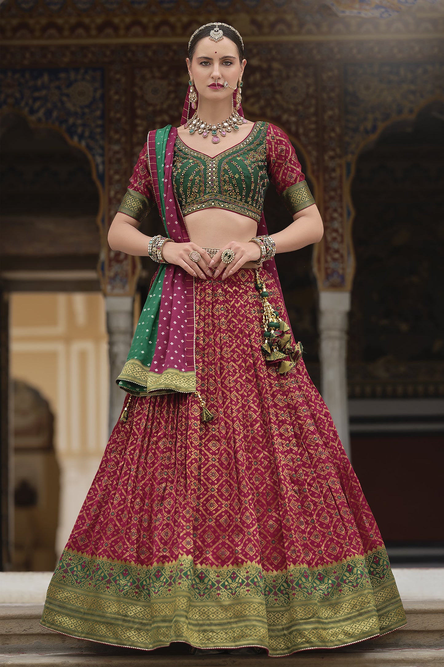 "Lehengas to light up any cultural event in the USA." 