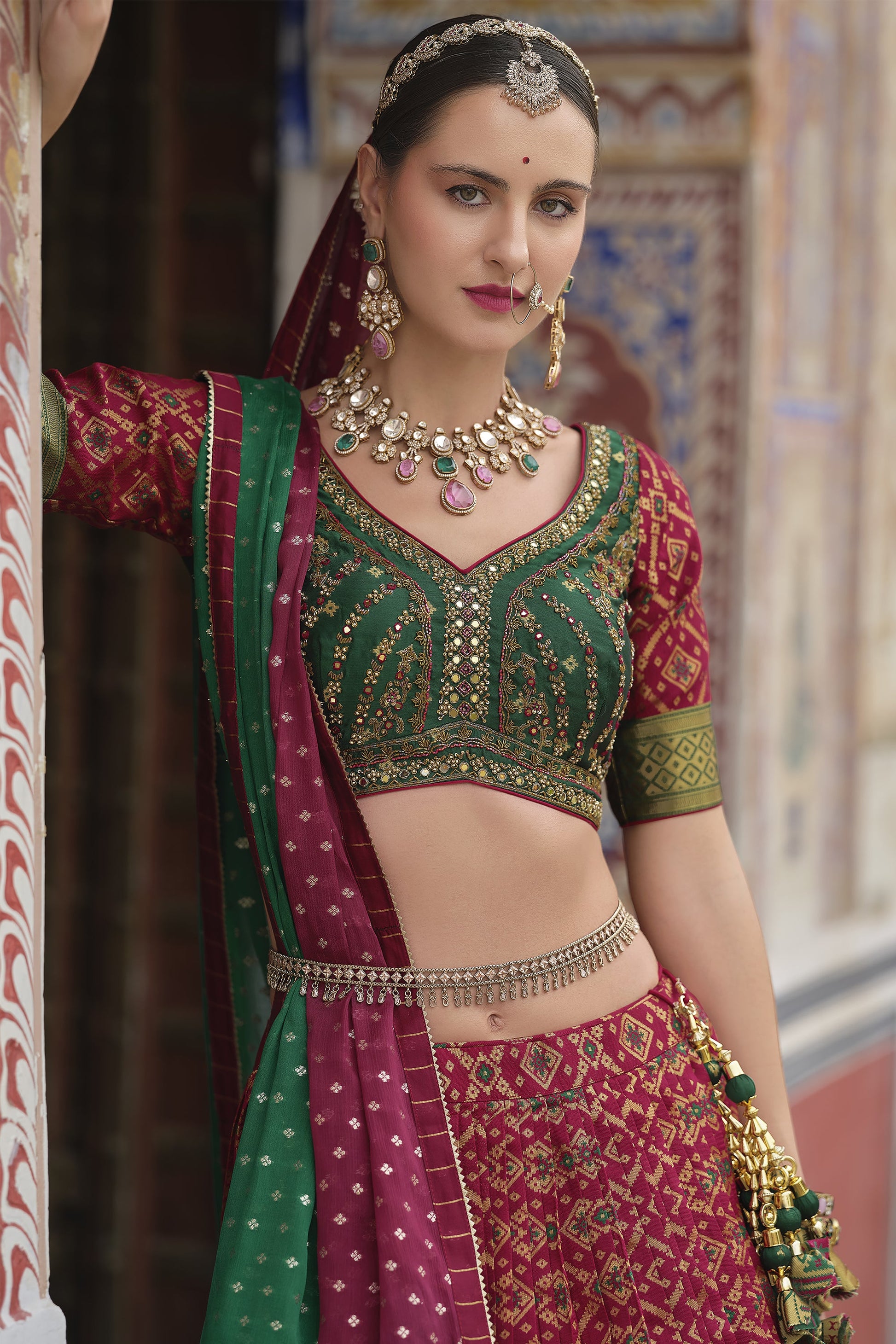 "Lehengas to light up any cultural event in the USA." 
