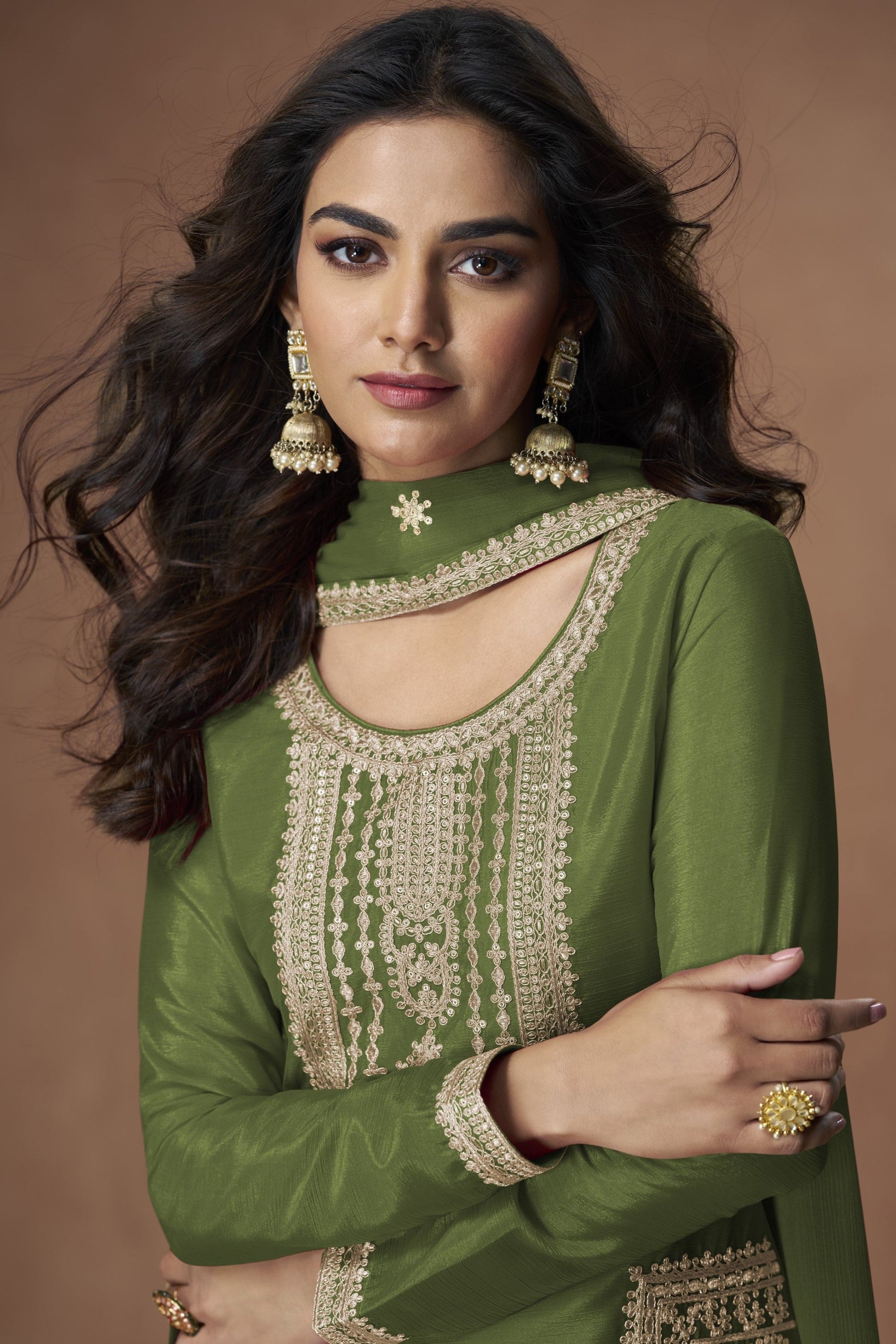 Indian Wedding Palazzo Suit For Festival 