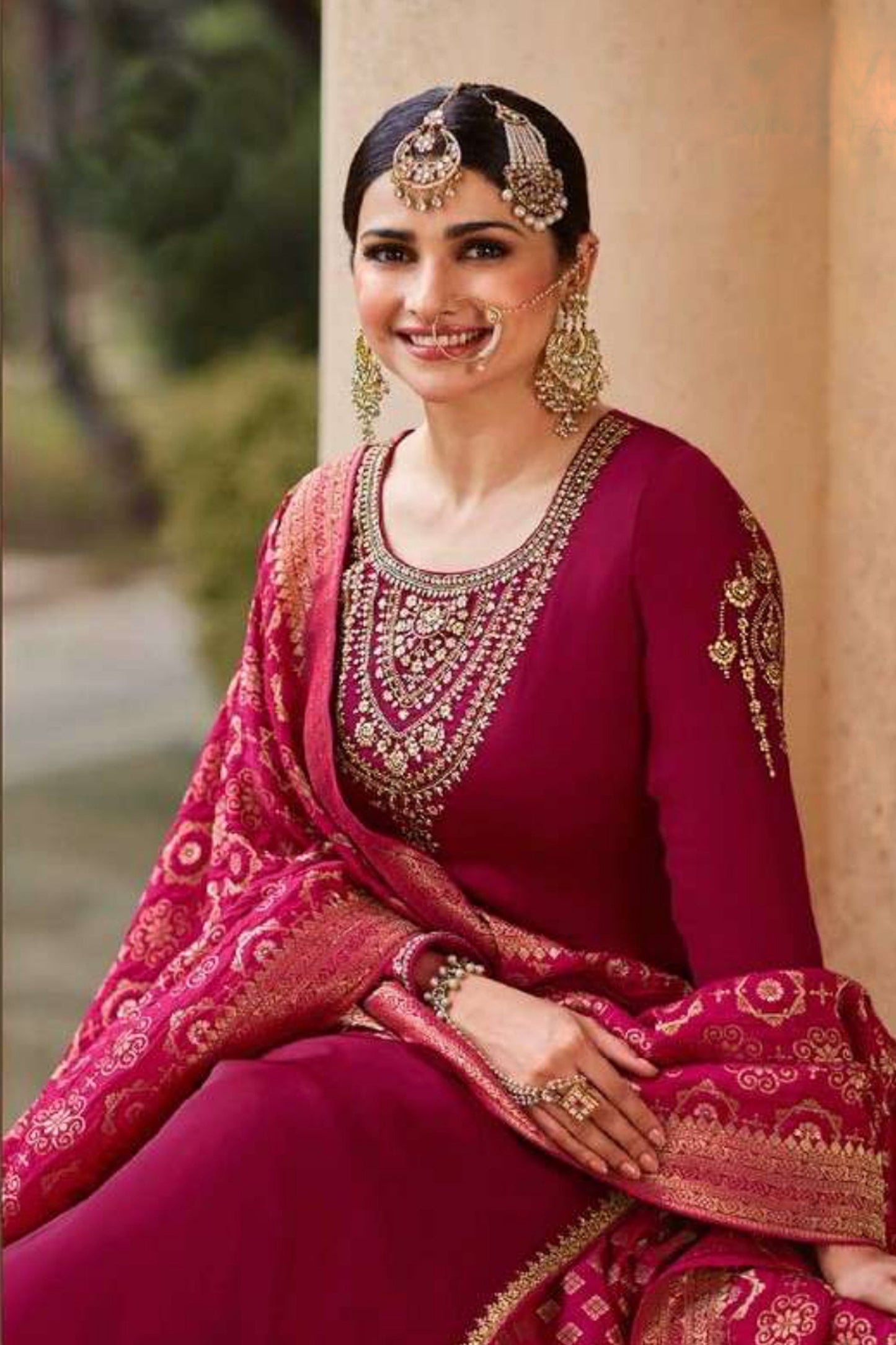 "Desi lehengas for American celebrations." 