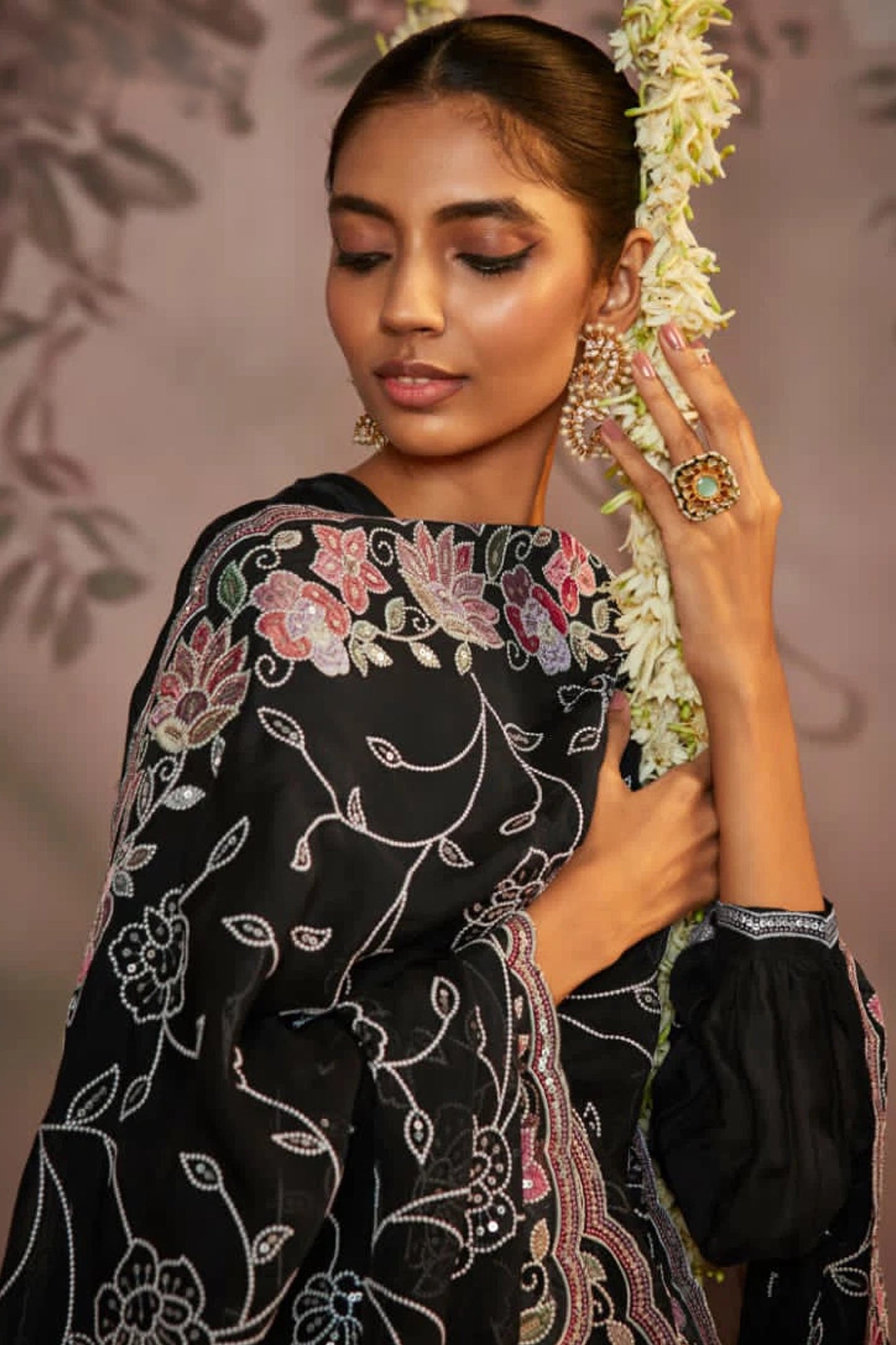 Indian salwar suit for eid styled with dupatta