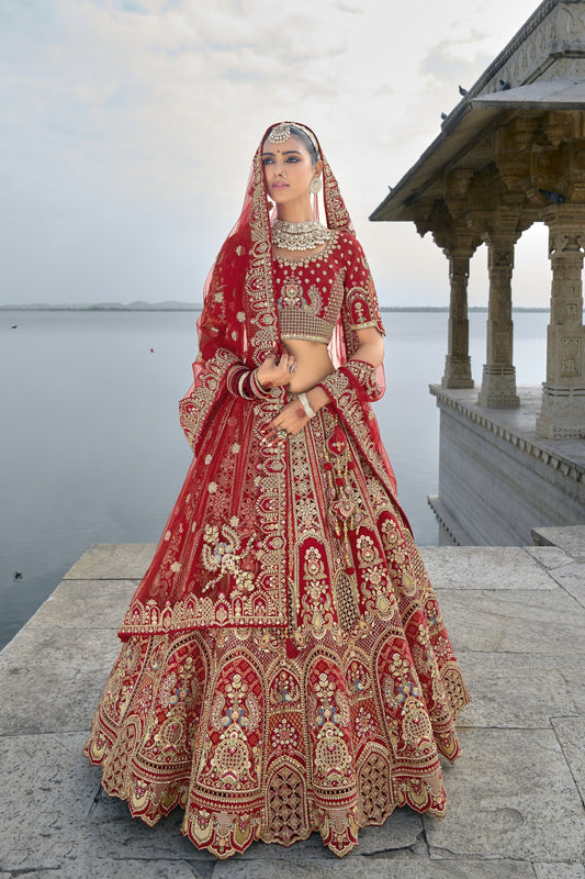 "Dazzling lehengas for Eid and Diwali in the USA." 