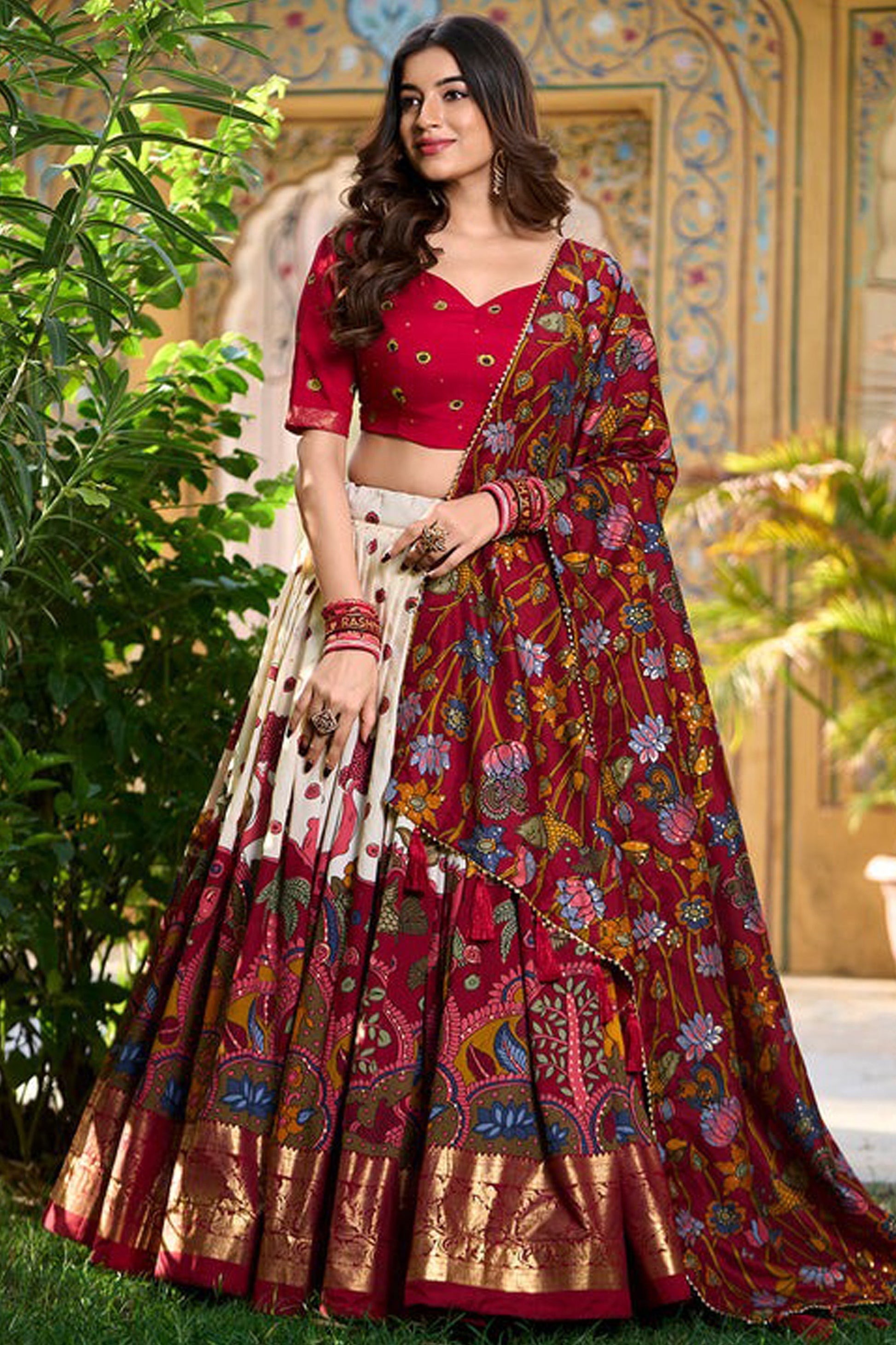 "Lehengas to light up any cultural event in the USA." 