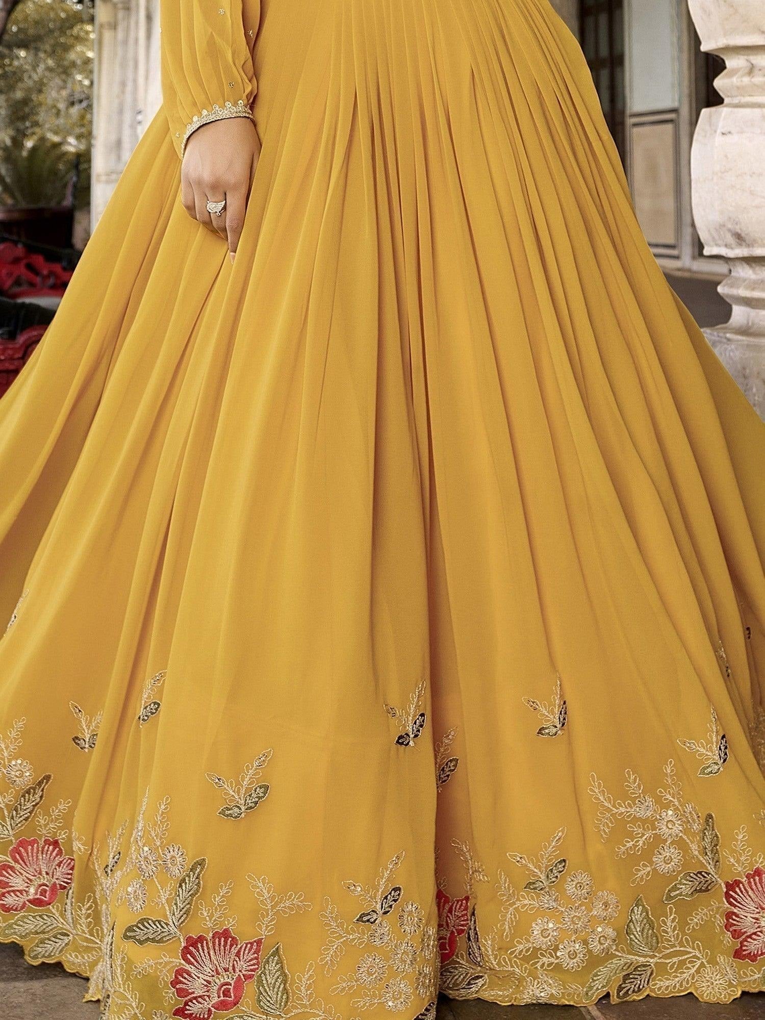 "Celebrate Indian roots in the U.S. with our lehengas."