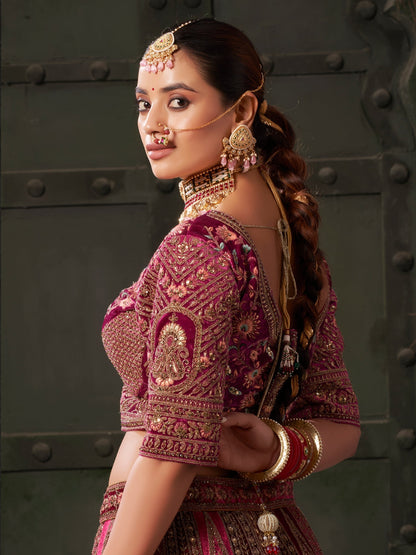 Where heritage meets haute couture—discover your dream bridal lehenga.