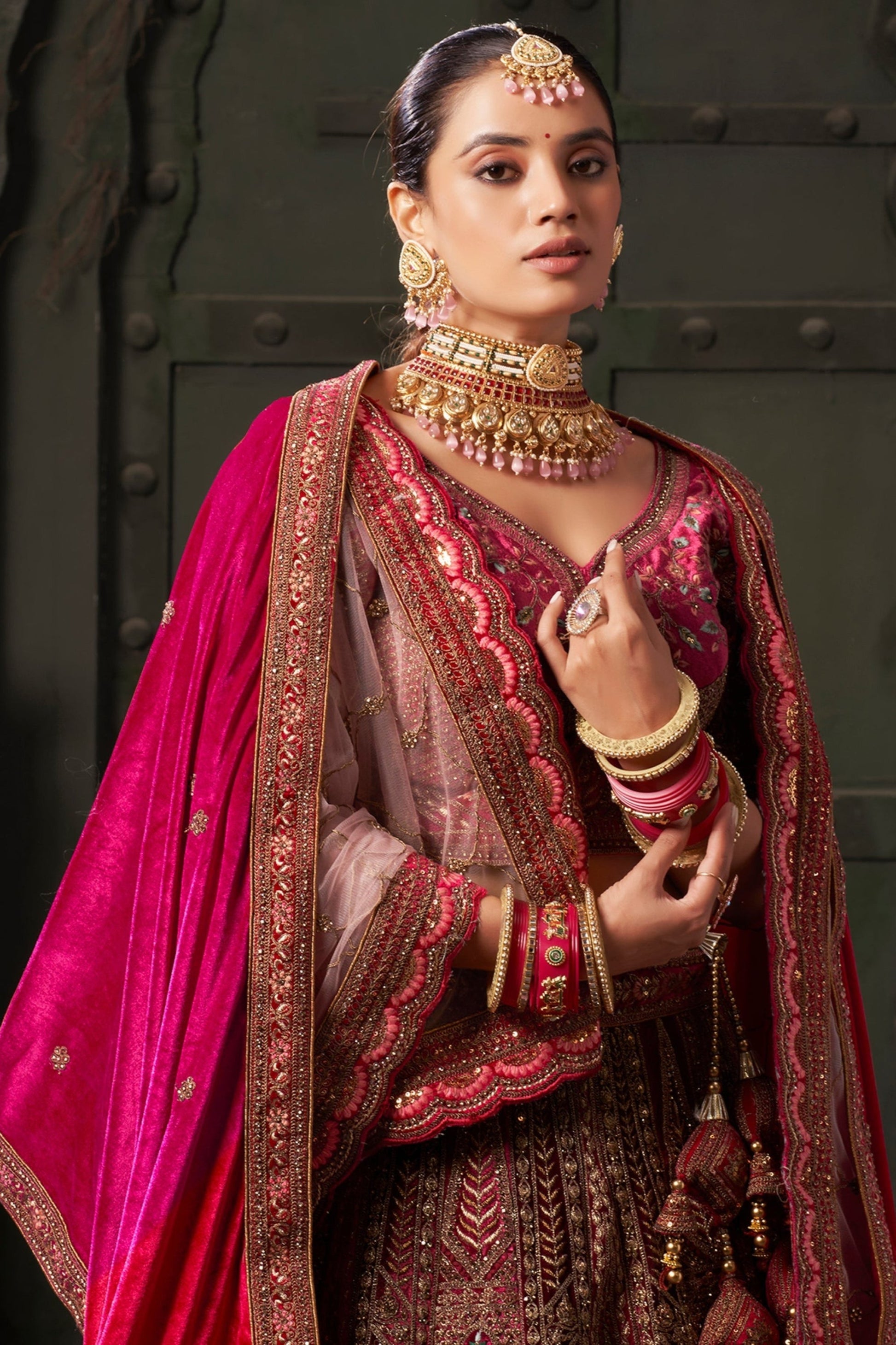Where heritage meets haute couture—discover your dream bridal lehenga.
